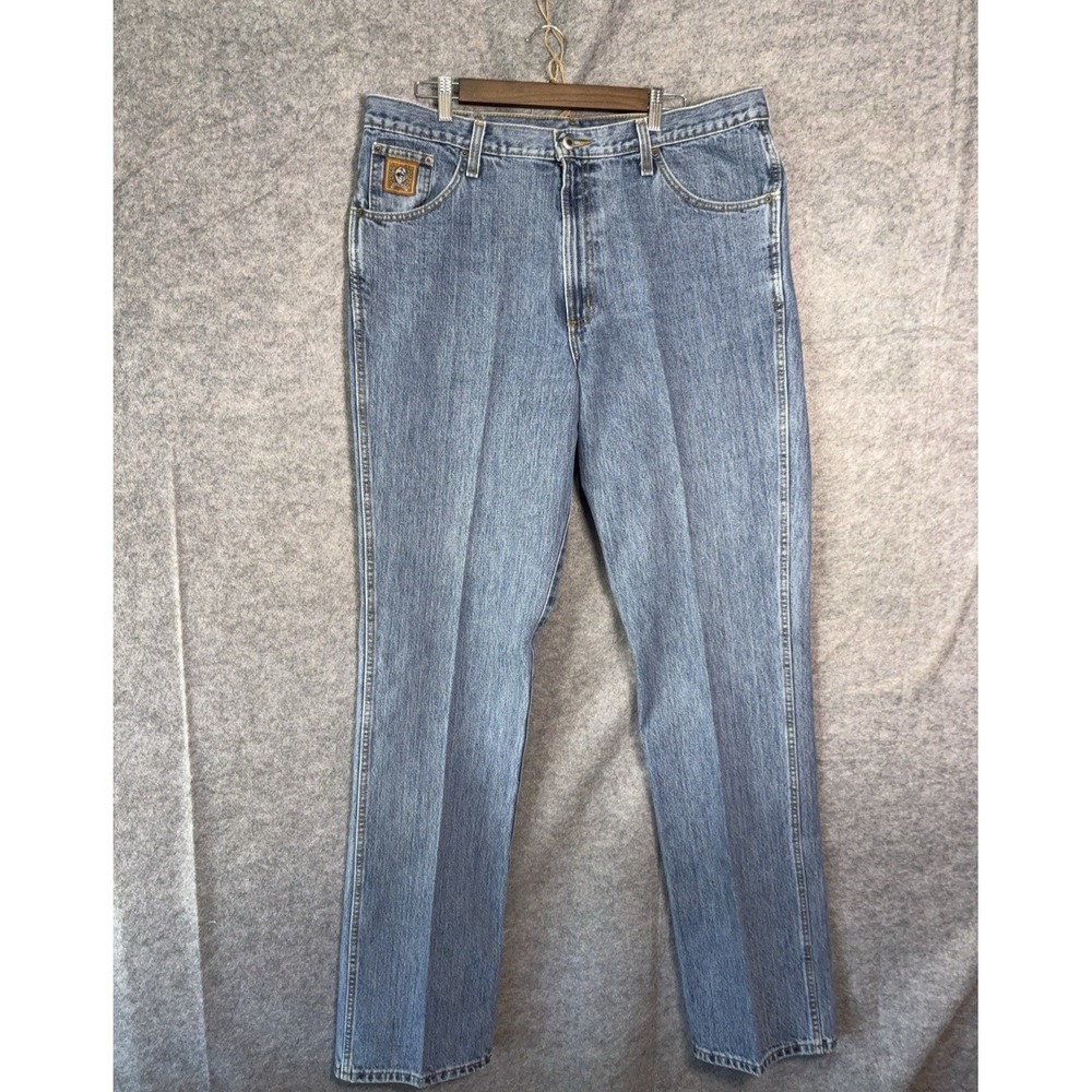 CINCH Bronze Label Rigid Jeans Mens 38x38 Blue Slim Fit Rigid Cowboy